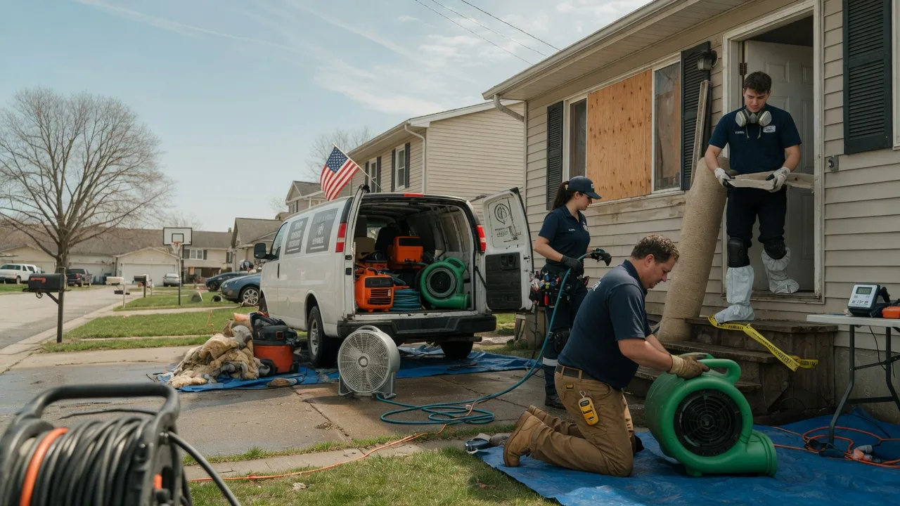 Water Damage Restoration in Burns, KS near me